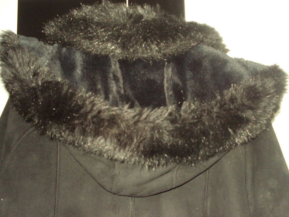 Kożuch ekologiczny z kapturem