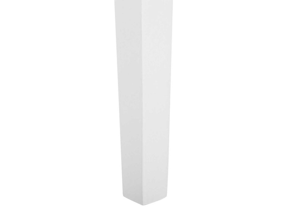 Zestaw do jadalni Drewno Brązowy/ biały dla 6 osób