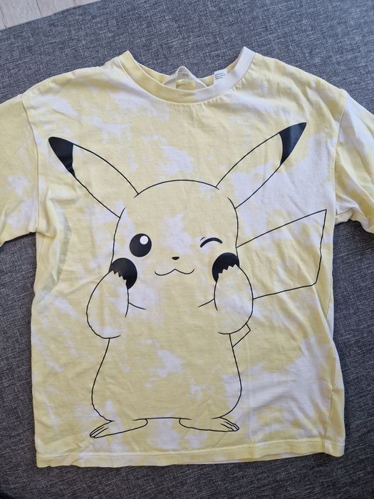 T shirt pokemon pikatchu h&m 6-8 lat, 122/128 cm