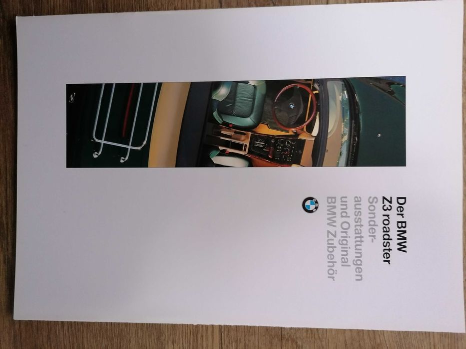 Prospekt BMW Z3 dodatki.