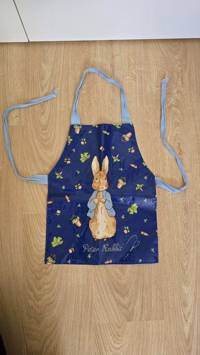 Avental Infantil Peter Rabbit (Pedrito Coelho) Azul