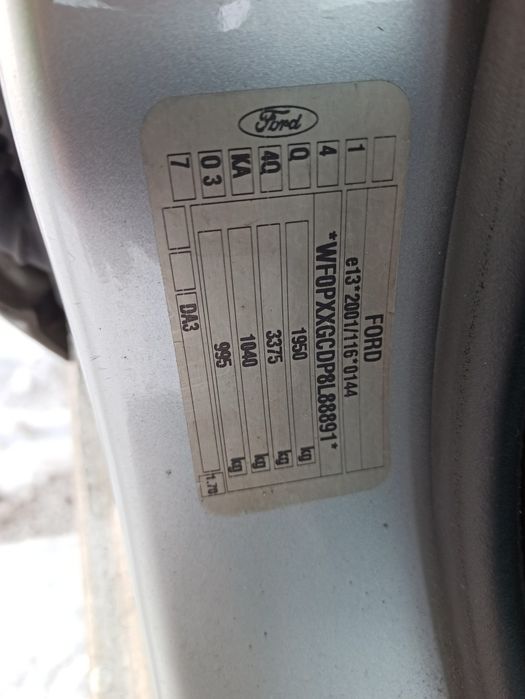 Ford Focus mk2 lift kompletny przód zderzak maska srebrny  pas błotnik