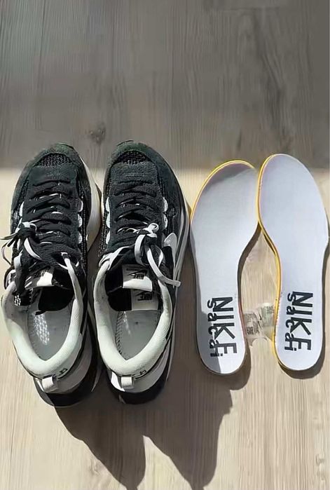 Sacai nike 44 розмір чорні