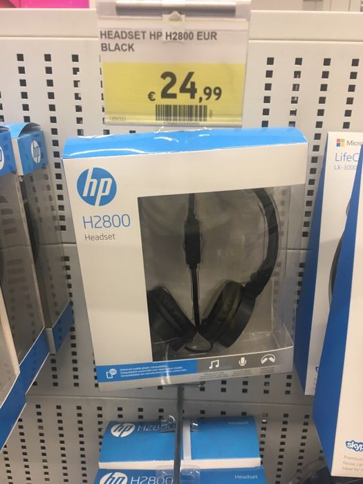 Auscultadores HP H2800 NOVOS