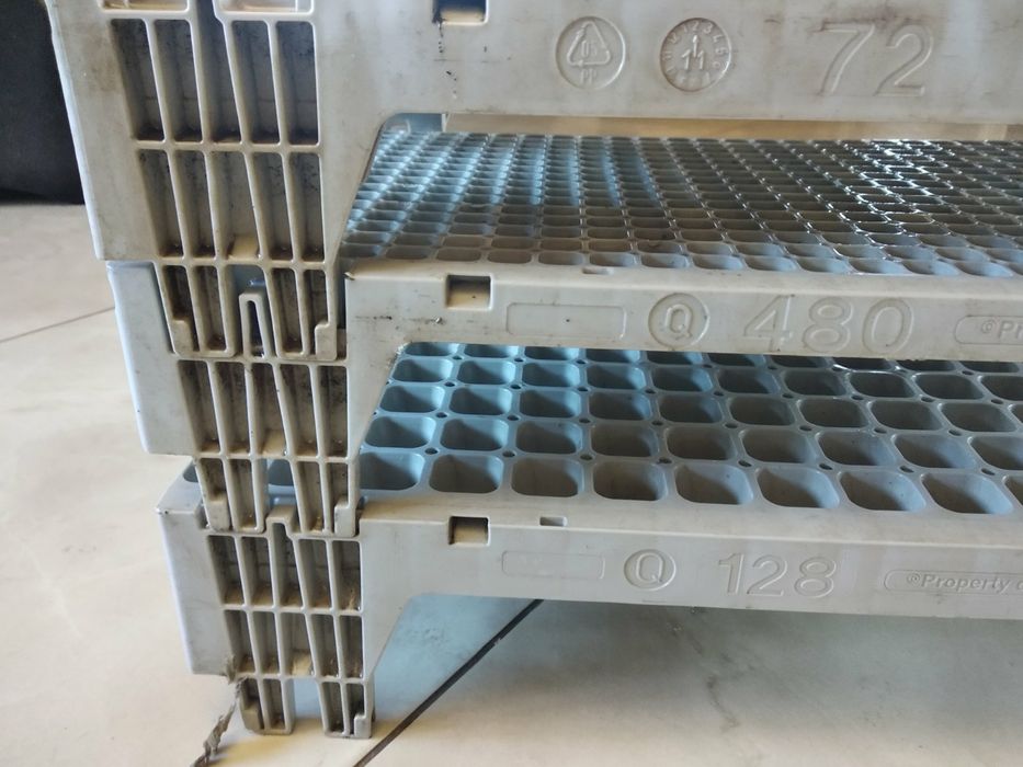 Пластикові касети 72, 128, 480