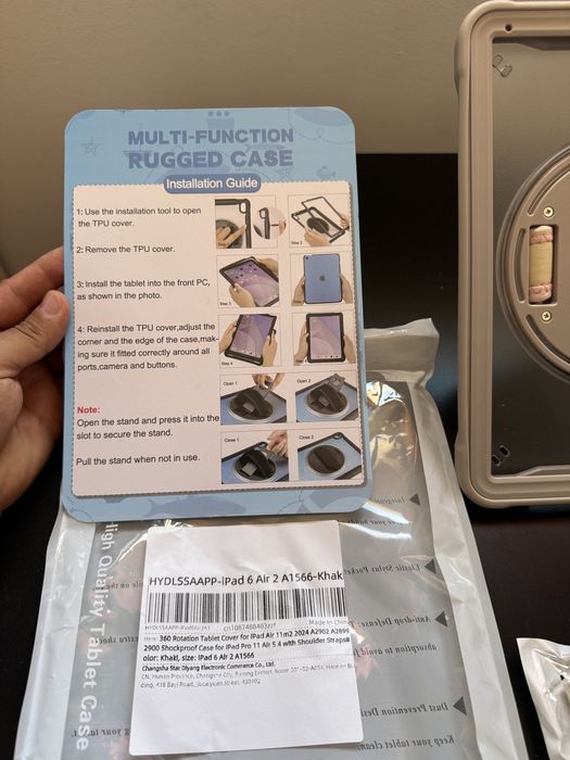 Capa iPad Air 11 Capa Rotativa 360 graus - NOVA