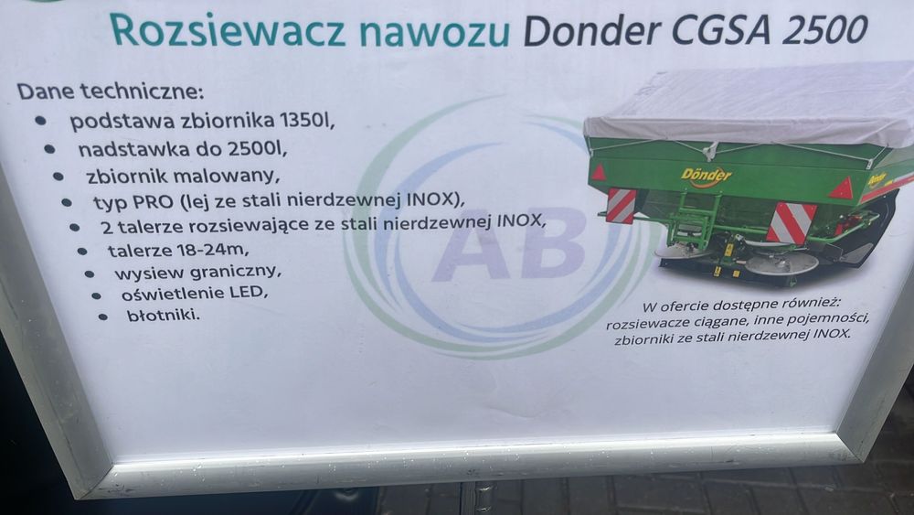 Rozsiewacz nawozów 1500l