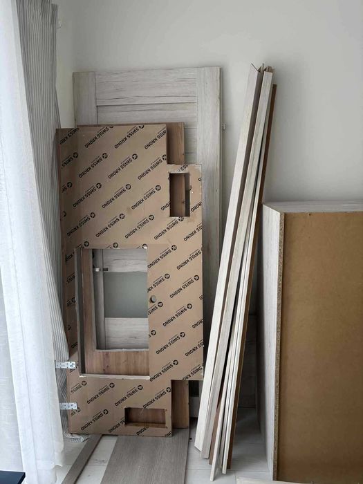 Drzwi białe + framugi z demontażu