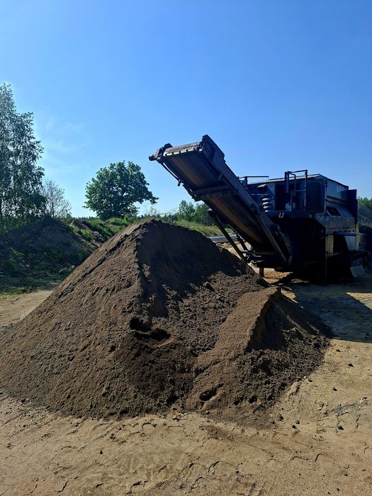 Ziemia brunatna przesiana pod trawnik, zabieram do 8ton