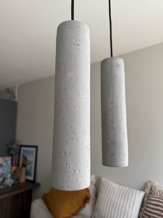 Lampa Black Red White