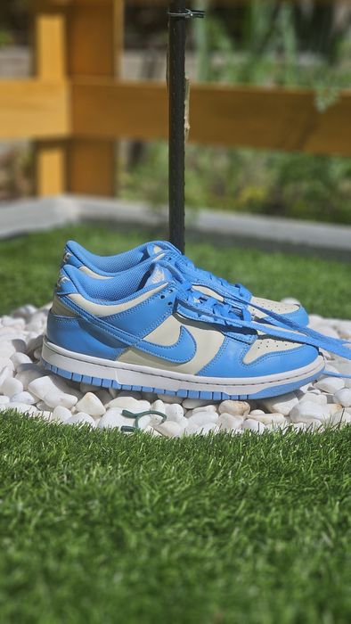 Nike Dunk Low Azuis e Brancas - Tam. 38 - Usadas, como novas