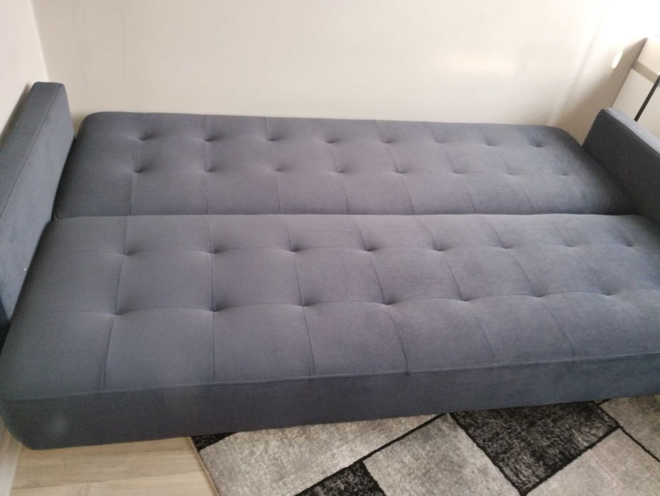 Wersalka pikowana jasnogranatowa NOWA OKAZJA