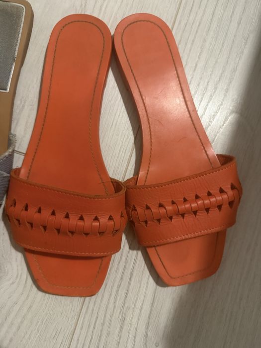 Шикарні шльопанці босоніжки zara 36