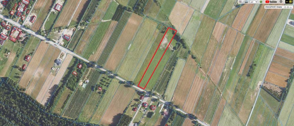 Działka budowlana 50 arów – Zofianka Górna, k. Janowa Lubelskiego