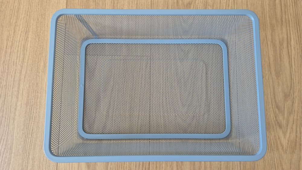 Pojemnik druciany, niebieski, 42 x 30 x 10 cm_TROFAST_IKEA