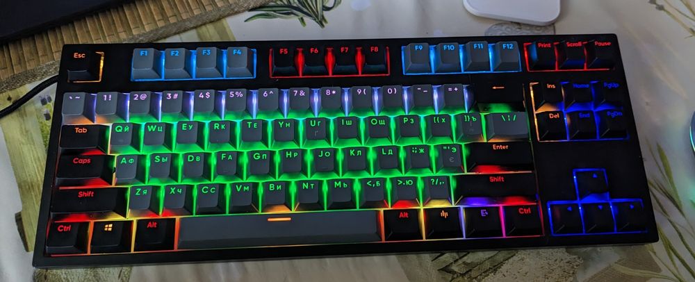 Механічна дротова клавіатура Dark Project KD87A RGB