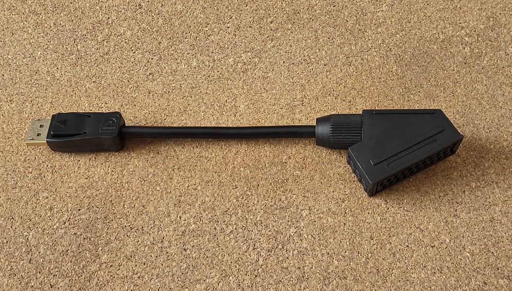 Adapater Scart - HDMI Nowy dł. ok.20cm