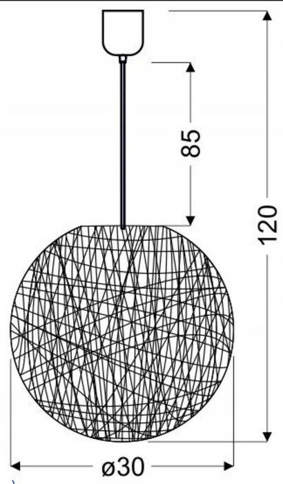 Candellux Lampa wisząca sufitowa
