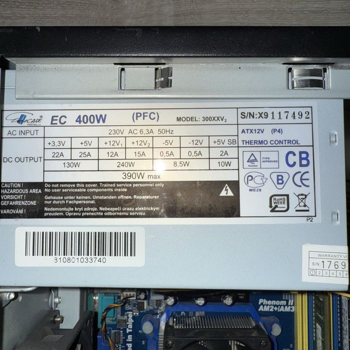 Komputer PC Win7 oryginalny 8 GB RAM, 1 TB HDD, sprawny