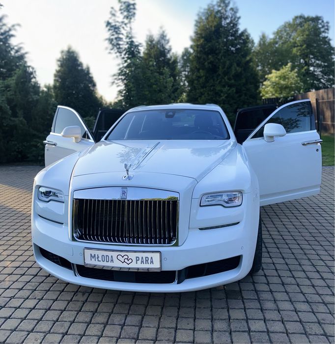 Rolls Roys Nowy biały na slub auto do slubu cala Polska