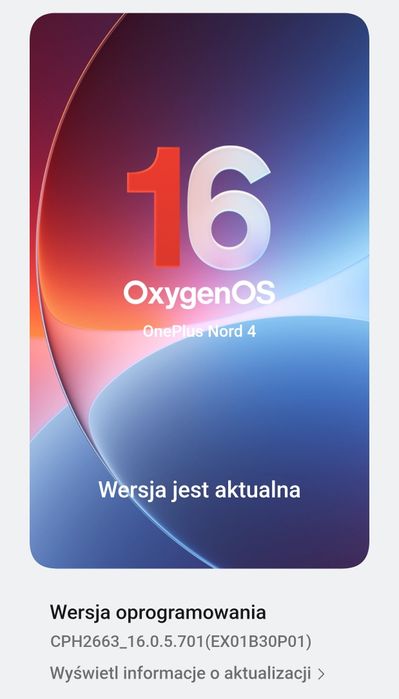 Smartfon One Plus Nord 4, 12/256GB