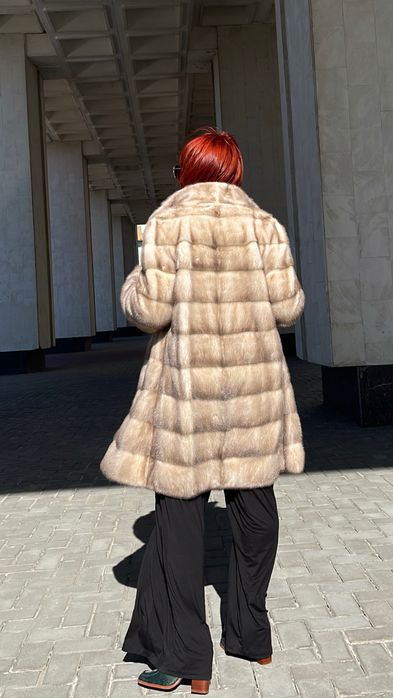 Шуба норкова MANAKAS колотий лід р.С-ХС