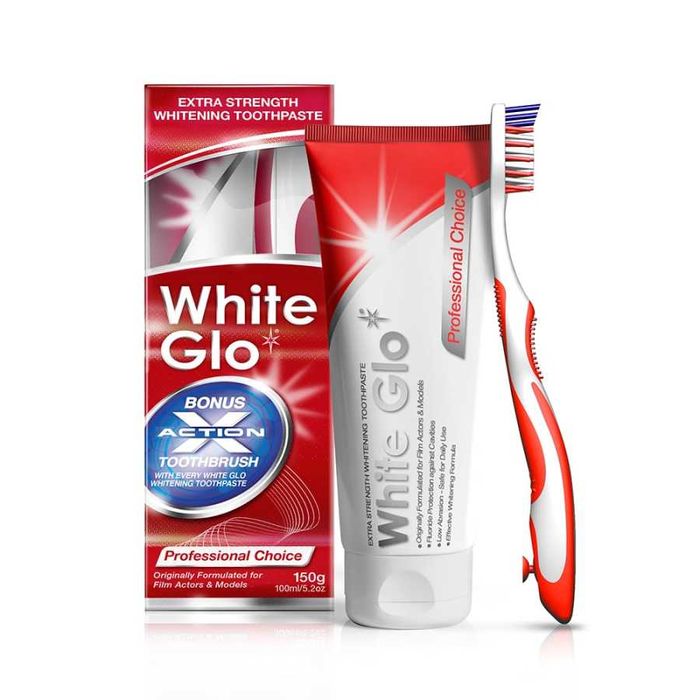 White Glo wybielająca pasta do zębów 100ml + szczoteczka