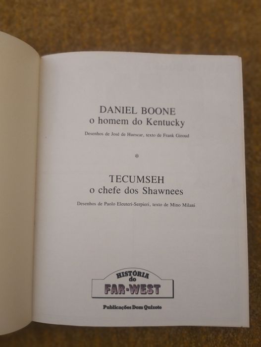 História do Far-West em Banda Desenhada