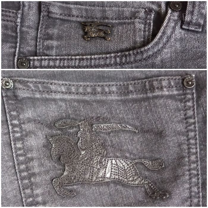Джинсовые капри Burberry + ПОДАРОК