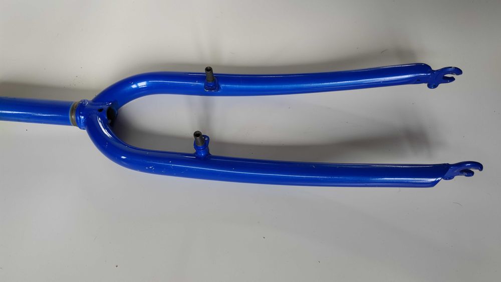 Sztywny widelec stalowy Spinner 26" 1 1/8 16,8 cm gwintowany retro MTB