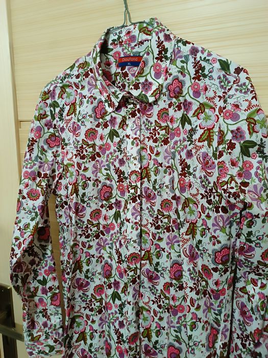 Koszula damska rozmiar Xl, duże L vintage w kwiaty