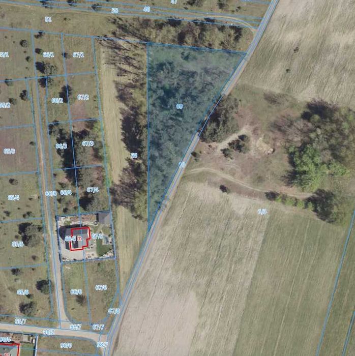 Działka rolno-leśna 3297m2 Radom ul Florentyny Jakubczak