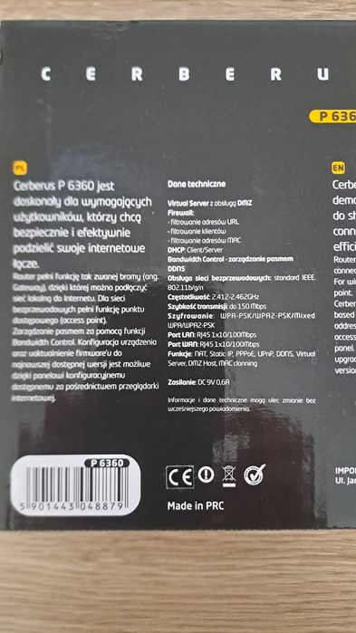 Router Wi-Fi Pentagram P6360