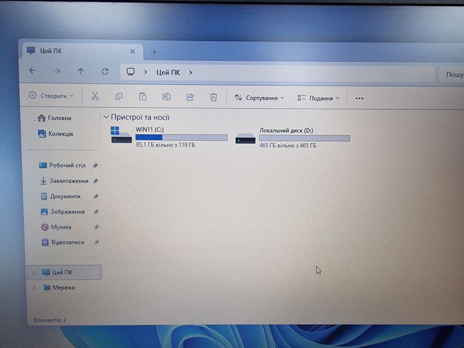 Ноутбук HP intel i3 7020u, DDR4 8GB, SSD 128+HDD 500