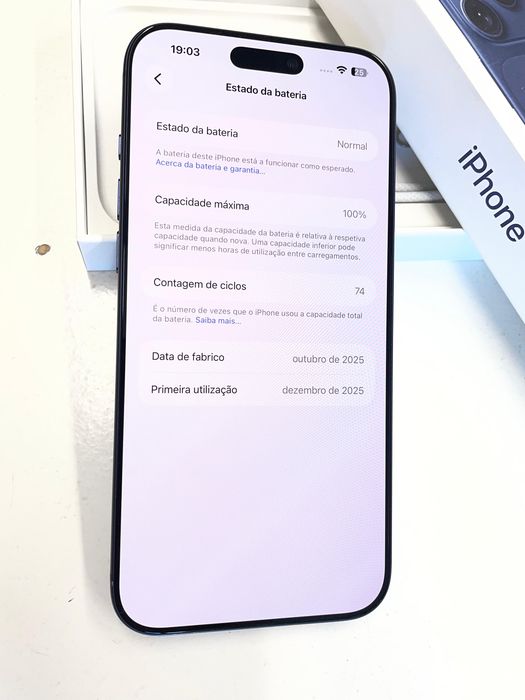 iPhone 17 Pro Max Deep Blue 256Gb c/garantia