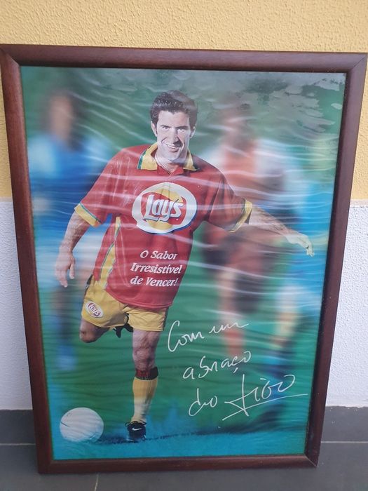 Poster do figo que saia nos pacotes de batata frita