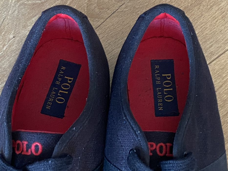 Ralph Lauren Polo tenisówki 44 czarne męskie