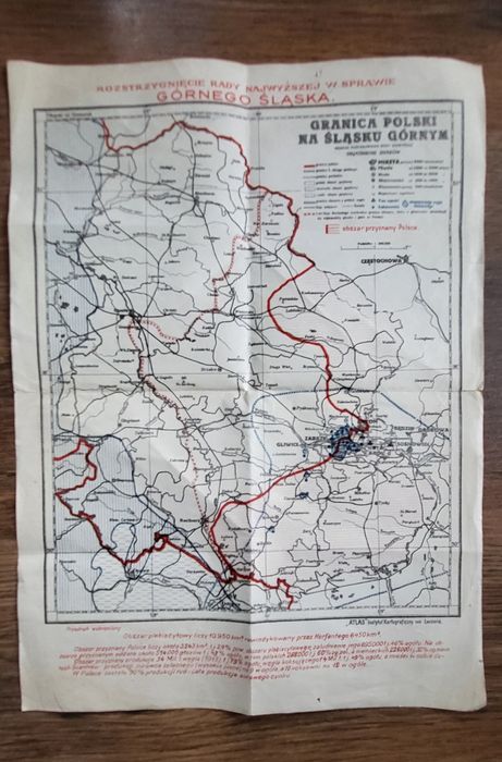 Stara Mapa Górnego Śląska