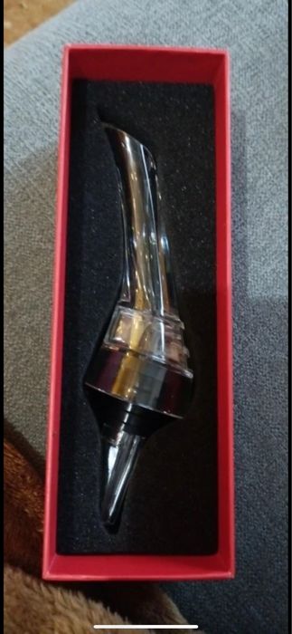 Decantador de vinho com arejador para garrafa