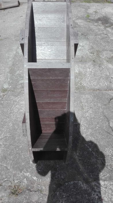 Koło Młyńskie 120 cm Ozdoba do ogrodu