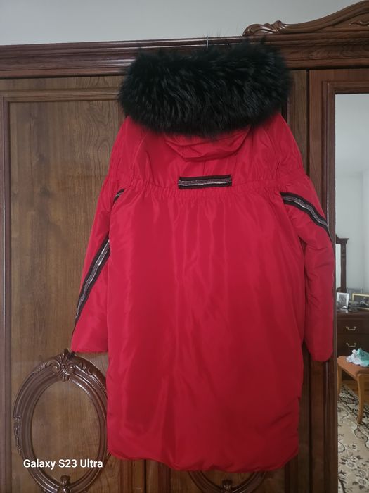 Куртка зимова, подовжена