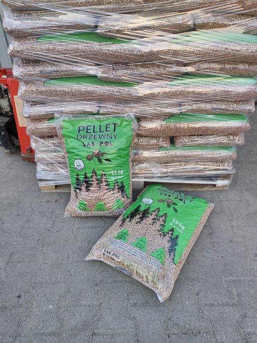 Polski Pellet A1 19MJ jasny czysty sosnowy Dostawa Gratis