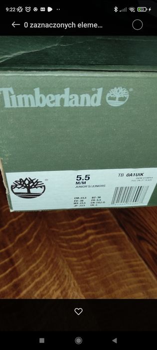Nowe Zimowe śniegowce Timberland rozm. 38