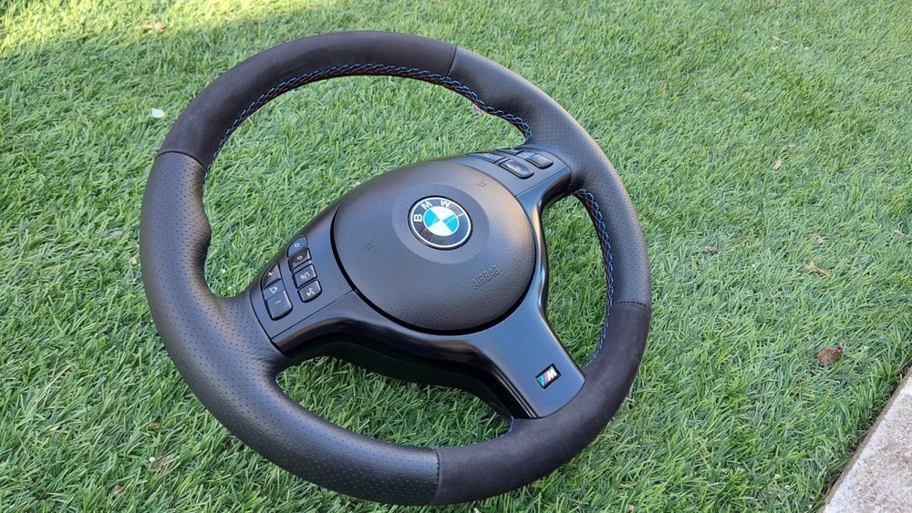 Volante bmw Pack m personalizado para E38 E39 E46 E53 como novo