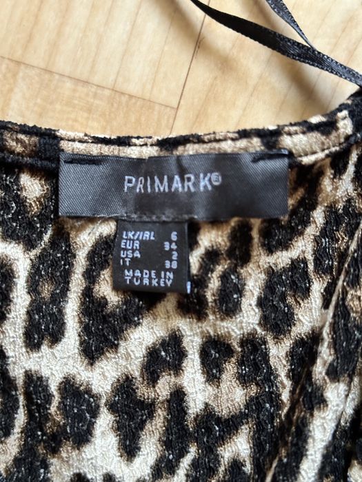 Платье леопард Primark