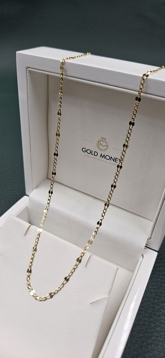 Złoty łańcuszek diamentowany 585 GOLD MONEY