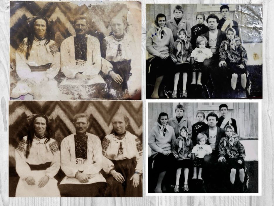 Ретуш, відновлення старих фото