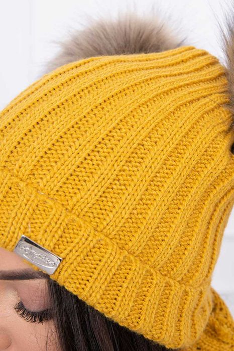 Komplet Czapka + Komin