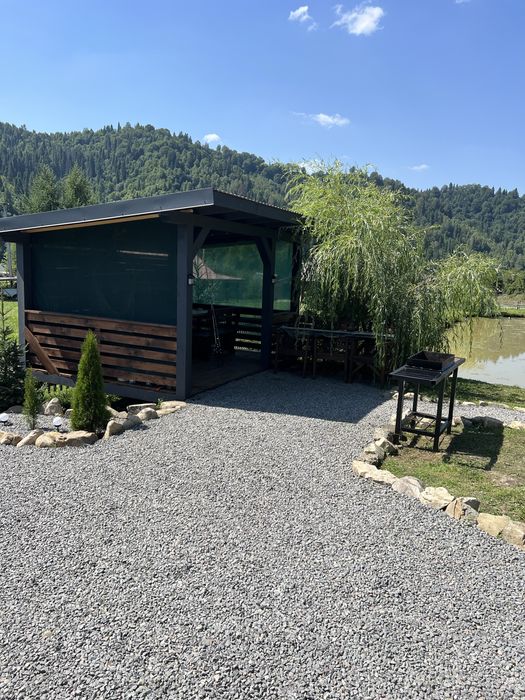 Оренда котедж з чаном в Карпатах у стилі А-фрейм