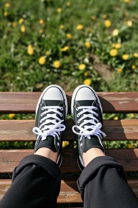 Круті чорно-білі класичні кеди конверс converse all star 36-41р. модель унісекс!